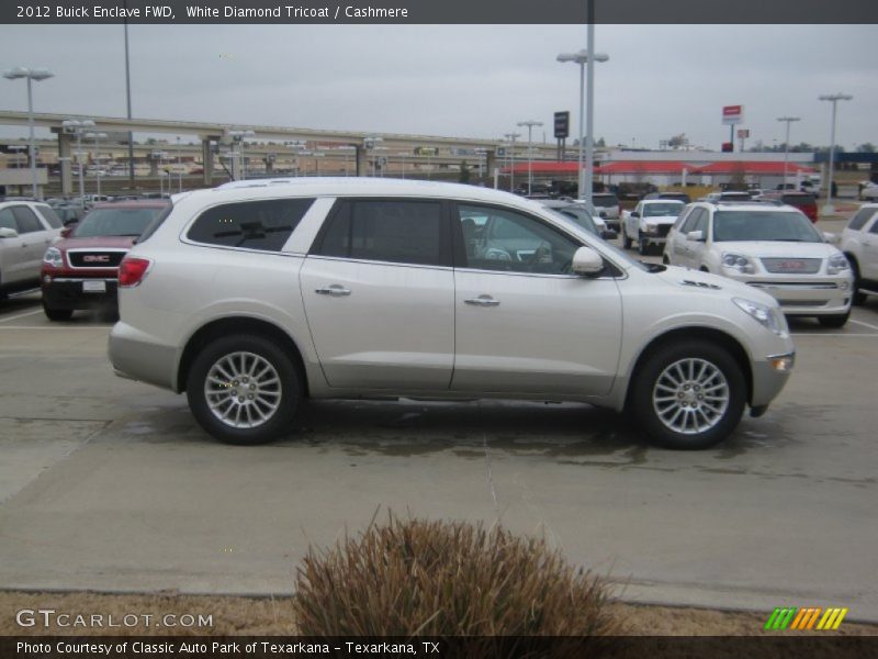 White Diamond Tricoat / Cashmere 2012 Buick Enclave FWD