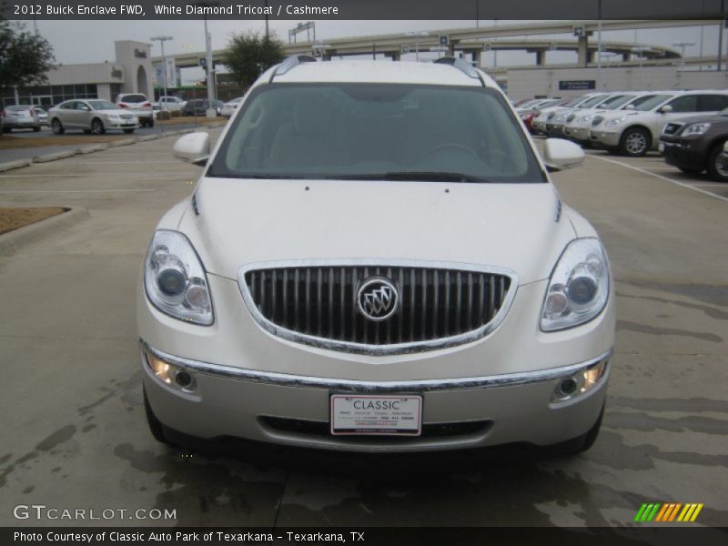 White Diamond Tricoat / Cashmere 2012 Buick Enclave FWD