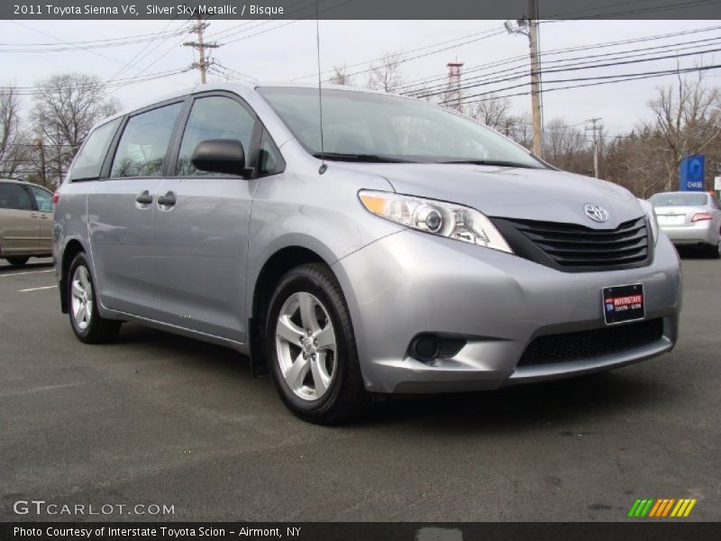 Silver Sky Metallic / Bisque 2011 Toyota Sienna V6
