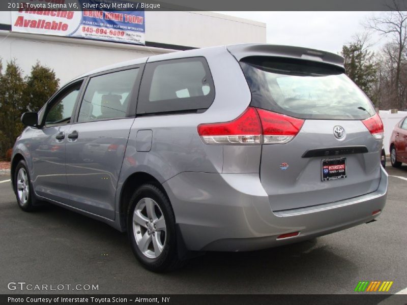 Silver Sky Metallic / Bisque 2011 Toyota Sienna V6
