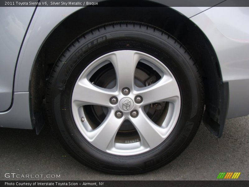 Silver Sky Metallic / Bisque 2011 Toyota Sienna V6