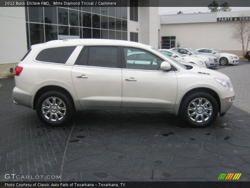 White Diamond Tricoat / Cashmere 2012 Buick Enclave FWD