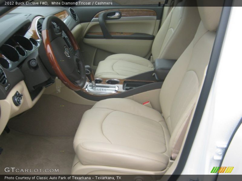 White Diamond Tricoat / Cashmere 2012 Buick Enclave FWD