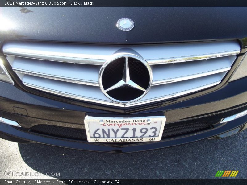 Black / Black 2011 Mercedes-Benz C 300 Sport