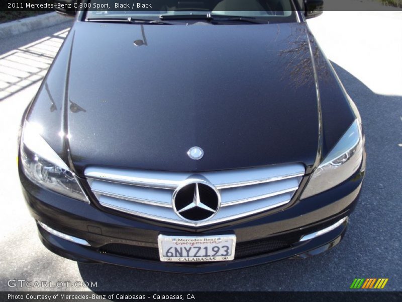 Black / Black 2011 Mercedes-Benz C 300 Sport