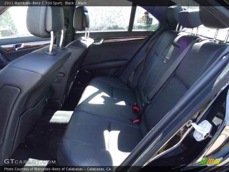 Black / Black 2011 Mercedes-Benz C 300 Sport