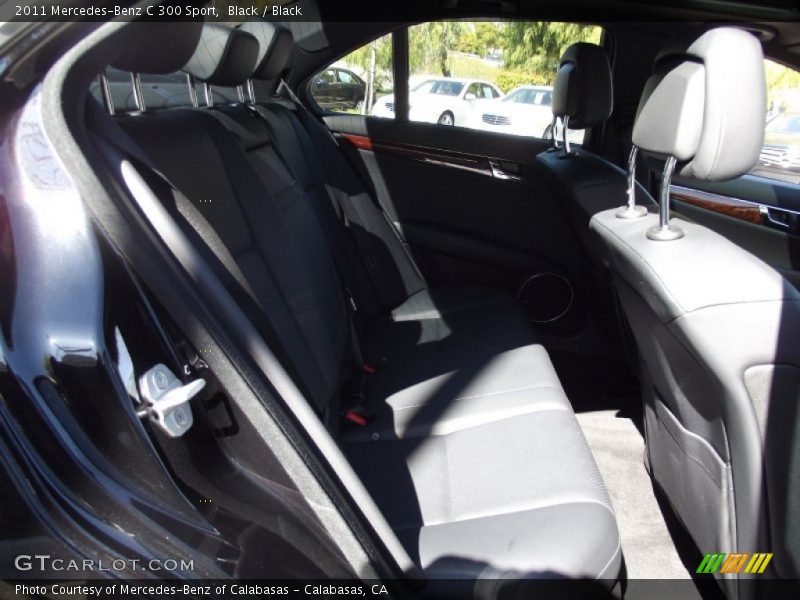 Black / Black 2011 Mercedes-Benz C 300 Sport