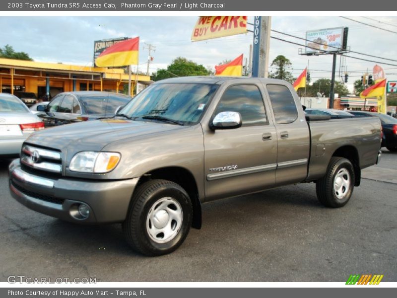 Phantom Gray Pearl / Light Charcoal 2003 Toyota Tundra SR5 Access Cab