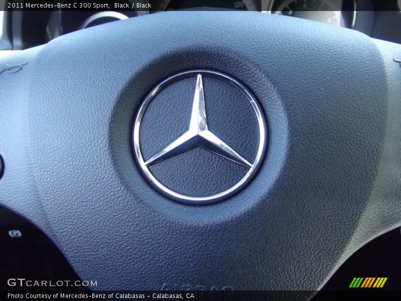 Black / Black 2011 Mercedes-Benz C 300 Sport