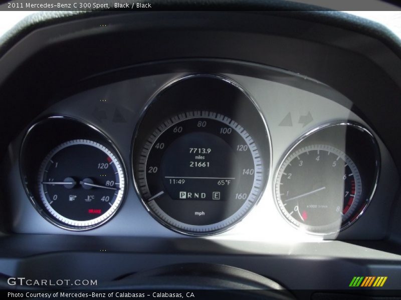Black / Black 2011 Mercedes-Benz C 300 Sport