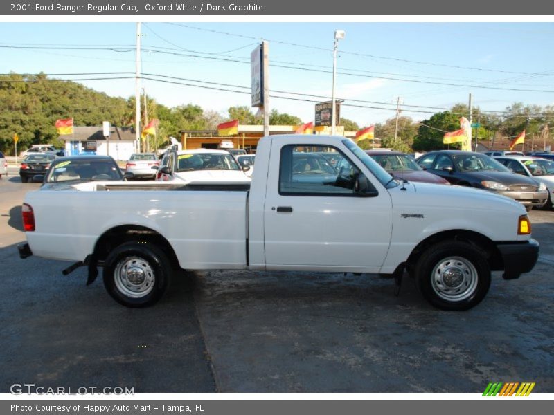 Oxford White / Dark Graphite 2001 Ford Ranger Regular Cab