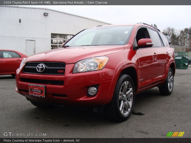 Barcelona Red Metallic / Dark Charcoal 2009 Toyota RAV4 Sport V6 4WD