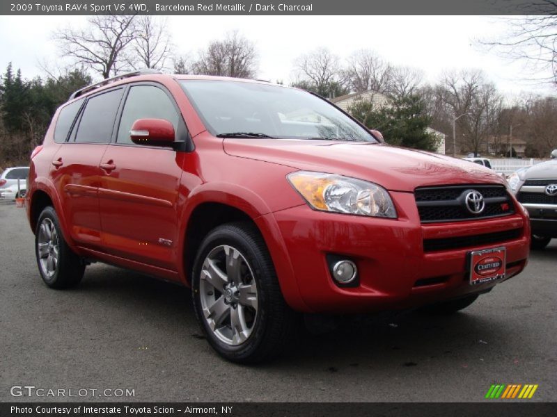 Barcelona Red Metallic / Dark Charcoal 2009 Toyota RAV4 Sport V6 4WD