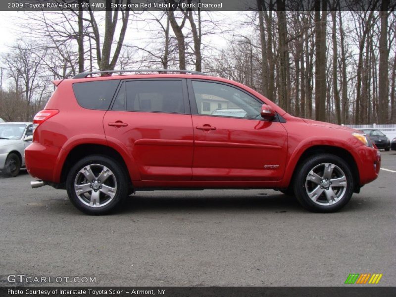 Barcelona Red Metallic / Dark Charcoal 2009 Toyota RAV4 Sport V6 4WD