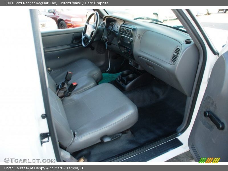 Oxford White / Dark Graphite 2001 Ford Ranger Regular Cab