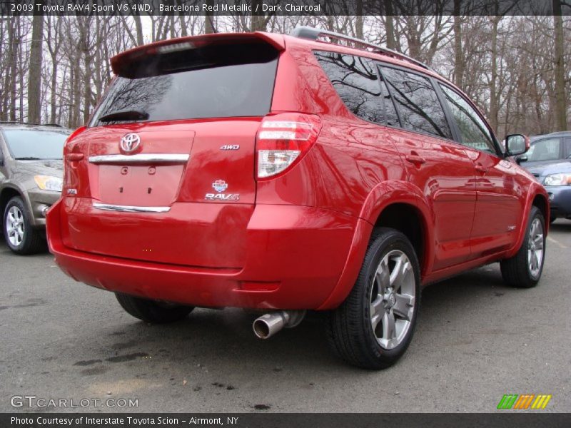 Barcelona Red Metallic / Dark Charcoal 2009 Toyota RAV4 Sport V6 4WD