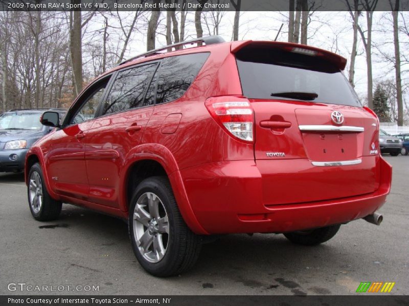 Barcelona Red Metallic / Dark Charcoal 2009 Toyota RAV4 Sport V6 4WD