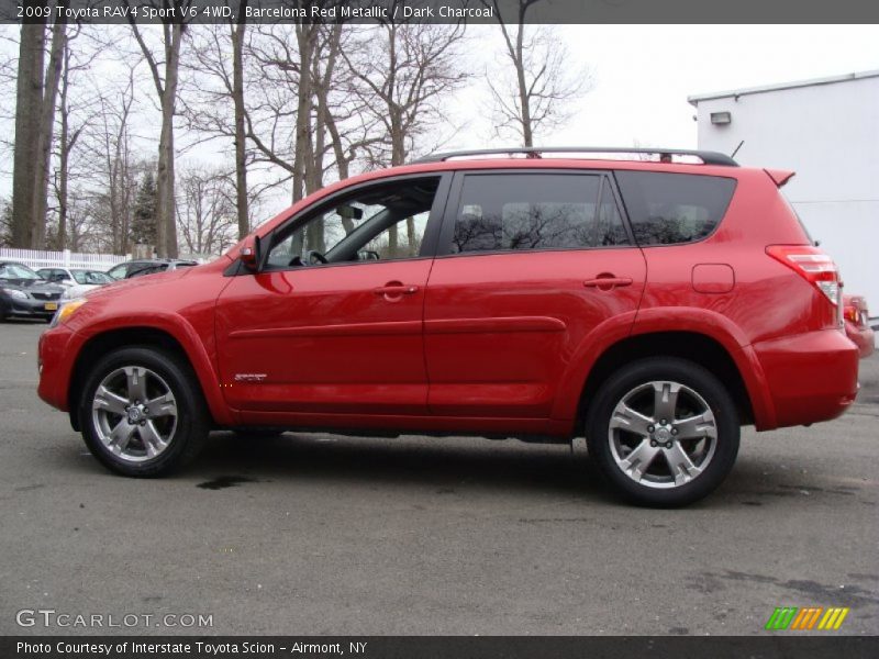 Barcelona Red Metallic / Dark Charcoal 2009 Toyota RAV4 Sport V6 4WD