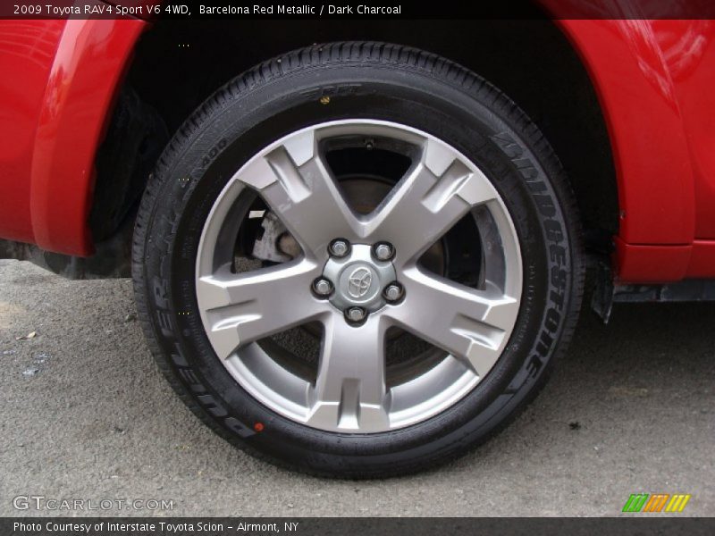 Barcelona Red Metallic / Dark Charcoal 2009 Toyota RAV4 Sport V6 4WD
