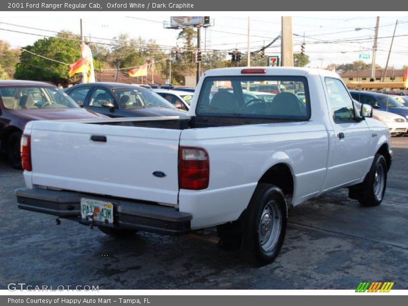 Oxford White / Dark Graphite 2001 Ford Ranger Regular Cab