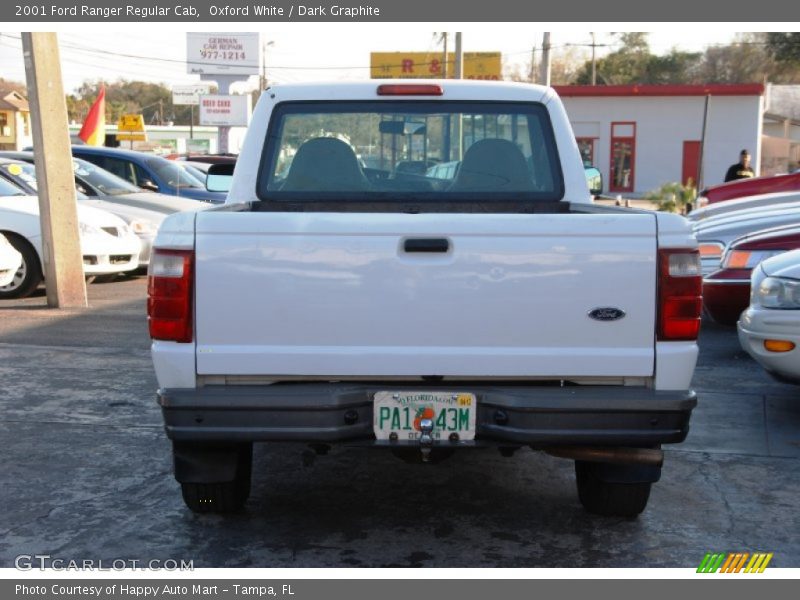 Oxford White / Dark Graphite 2001 Ford Ranger Regular Cab