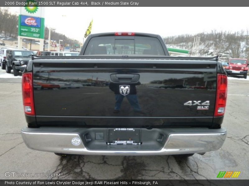 Black / Medium Slate Gray 2006 Dodge Ram 1500 SLT Regular Cab 4x4