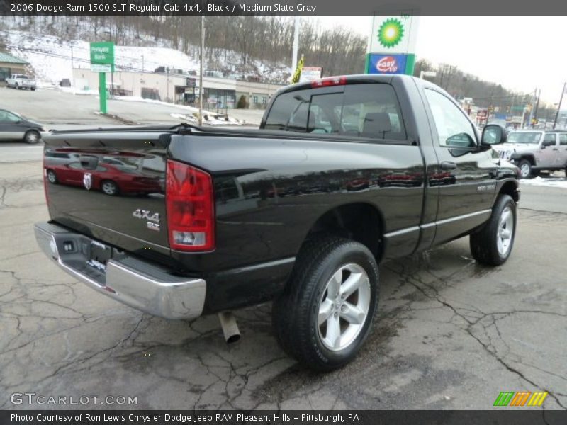 Black / Medium Slate Gray 2006 Dodge Ram 1500 SLT Regular Cab 4x4