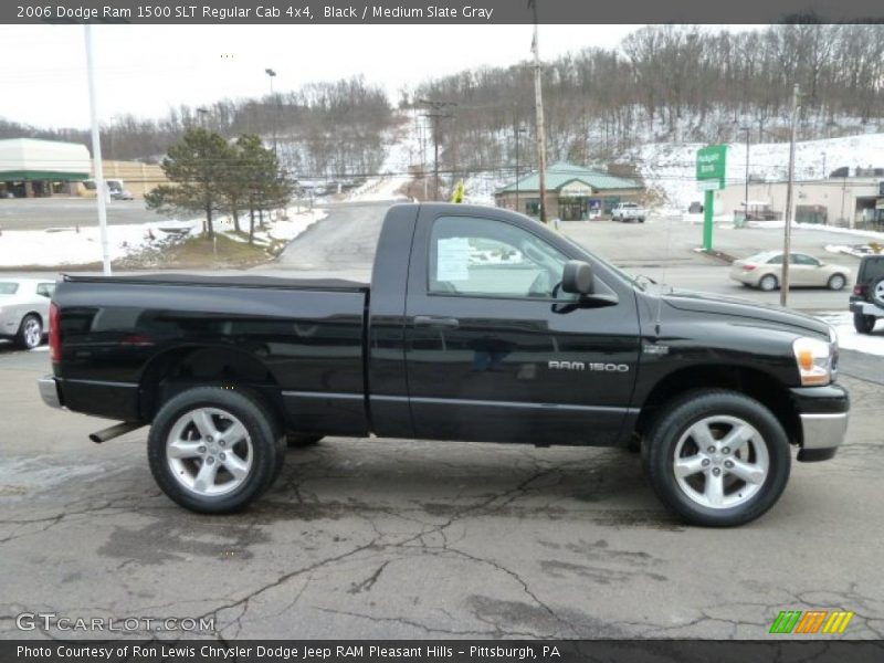 Black / Medium Slate Gray 2006 Dodge Ram 1500 SLT Regular Cab 4x4