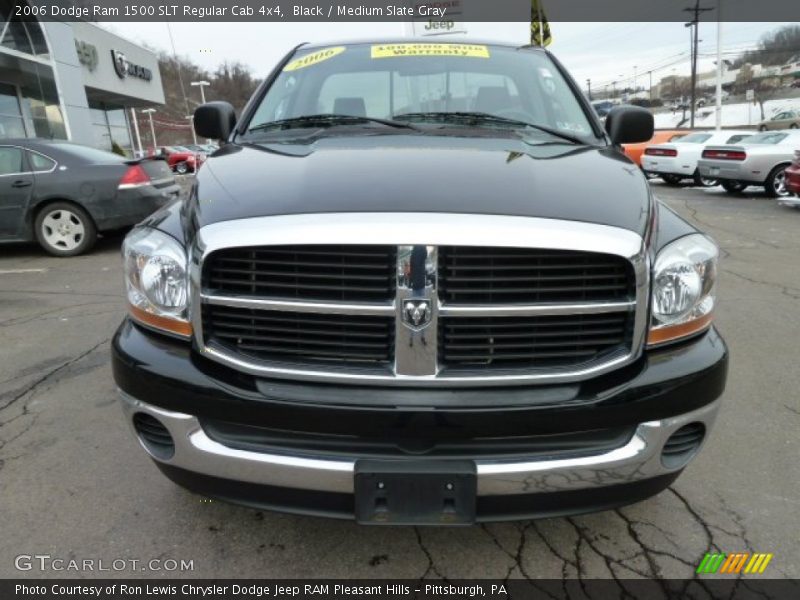 Black / Medium Slate Gray 2006 Dodge Ram 1500 SLT Regular Cab 4x4