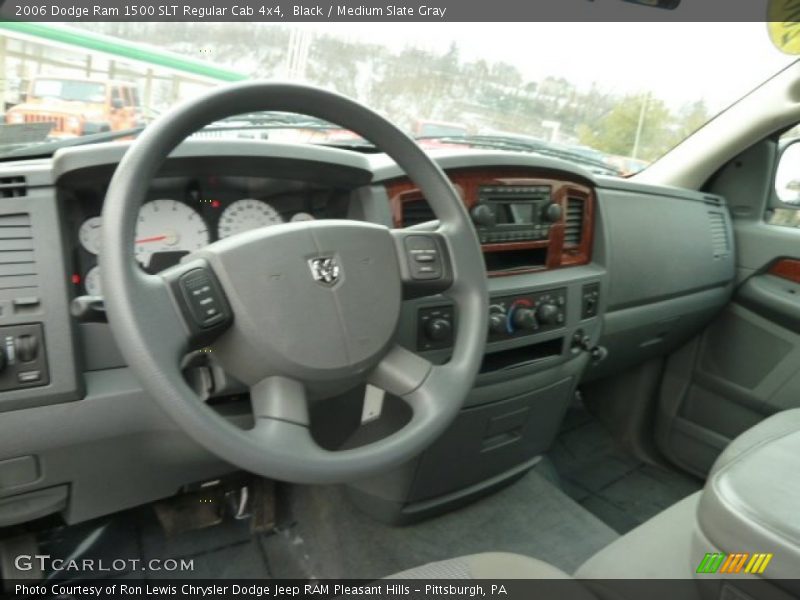 Black / Medium Slate Gray 2006 Dodge Ram 1500 SLT Regular Cab 4x4