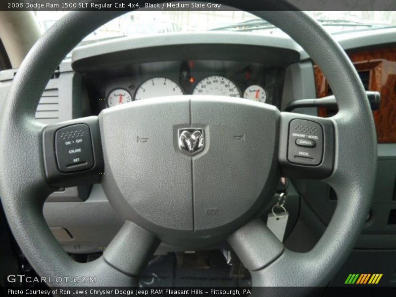 Black / Medium Slate Gray 2006 Dodge Ram 1500 SLT Regular Cab 4x4