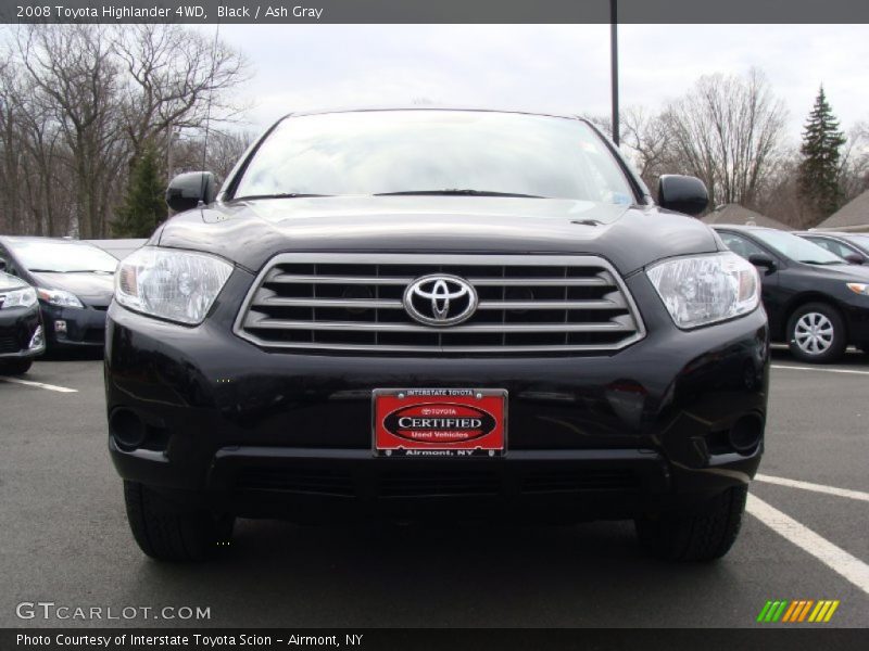 Black / Ash Gray 2008 Toyota Highlander 4WD
