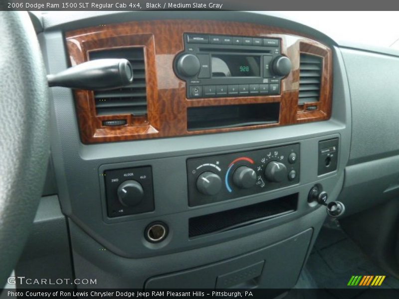 Black / Medium Slate Gray 2006 Dodge Ram 1500 SLT Regular Cab 4x4