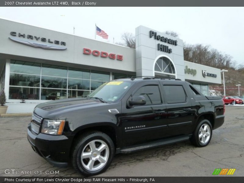 Black / Ebony 2007 Chevrolet Avalanche LTZ 4WD
