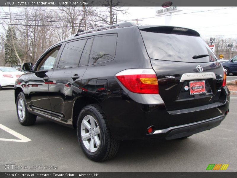 Black / Ash Gray 2008 Toyota Highlander 4WD