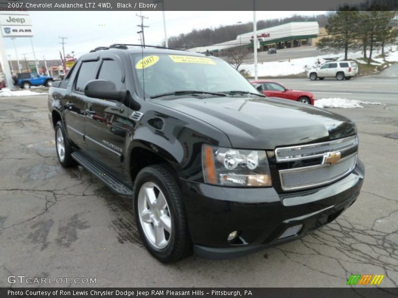 Black / Ebony 2007 Chevrolet Avalanche LTZ 4WD