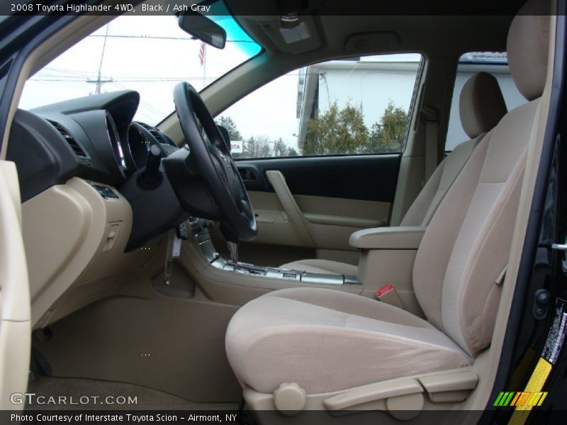 Black / Ash Gray 2008 Toyota Highlander 4WD