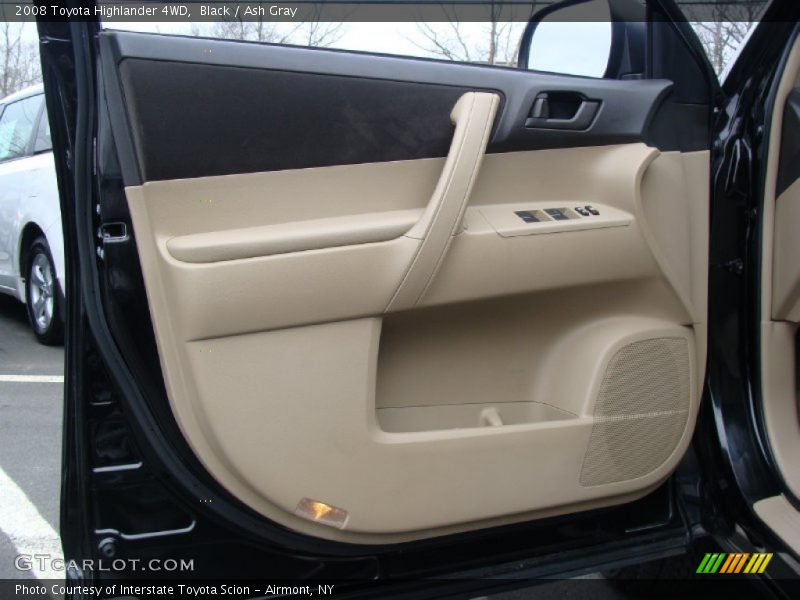 Black / Ash Gray 2008 Toyota Highlander 4WD