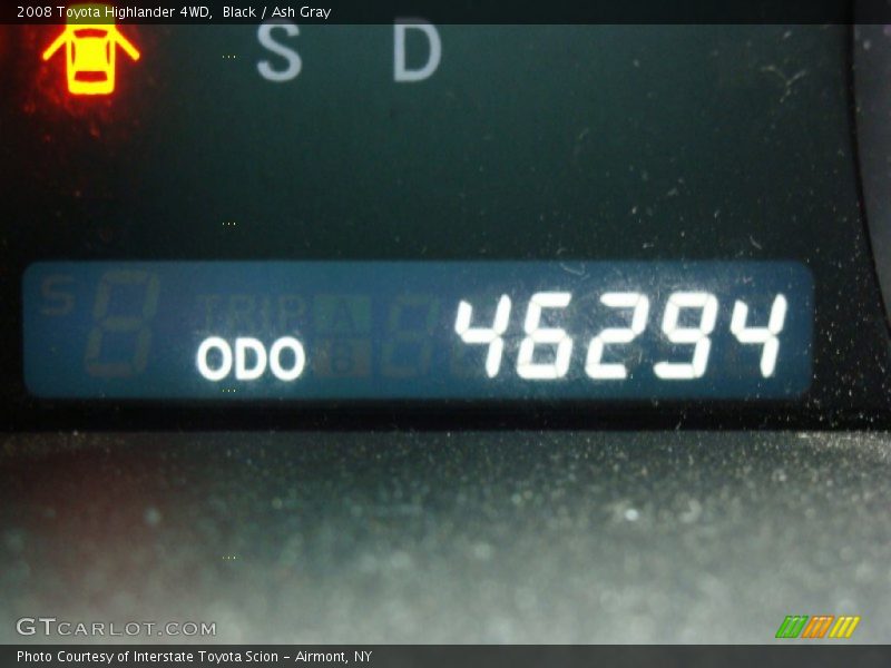 Black / Ash Gray 2008 Toyota Highlander 4WD