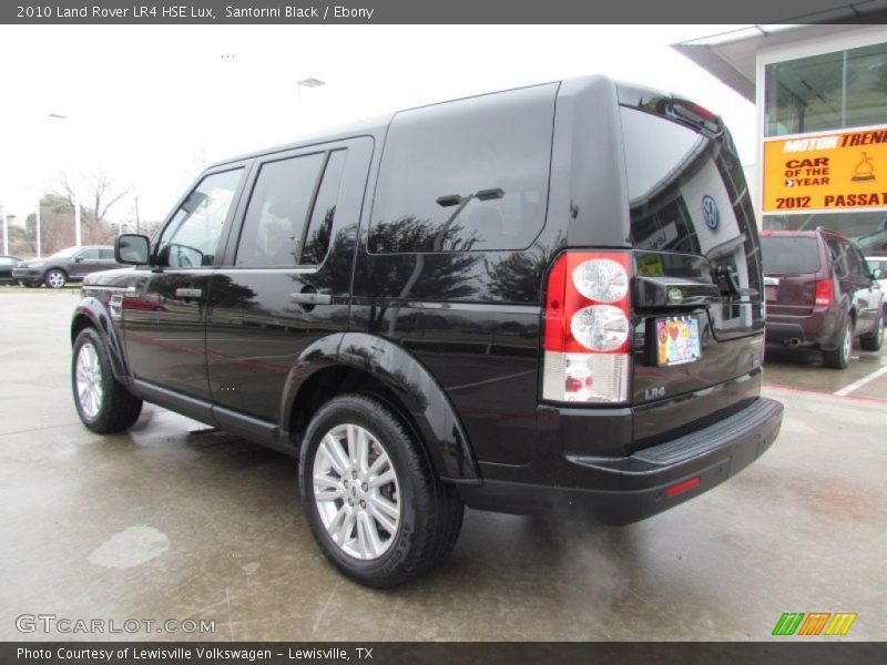 Santorini Black / Ebony 2010 Land Rover LR4 HSE Lux