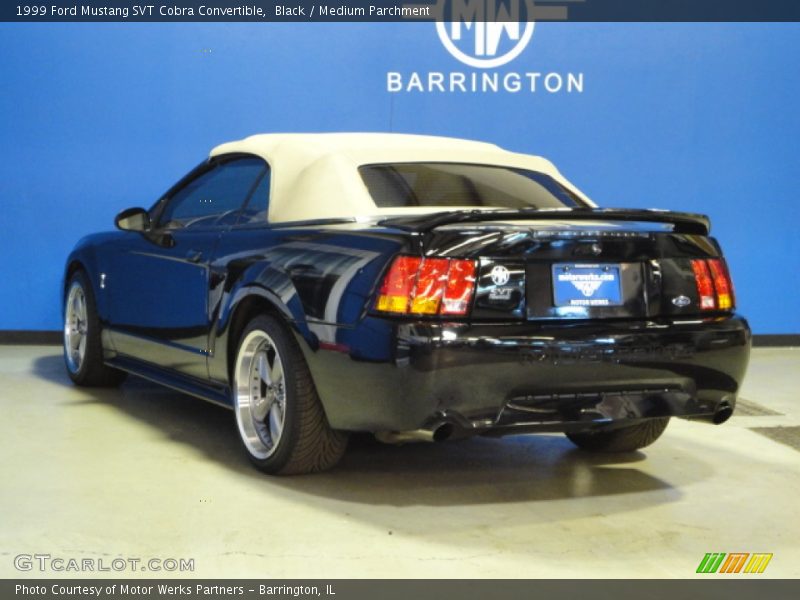 Black / Medium Parchment 1999 Ford Mustang SVT Cobra Convertible