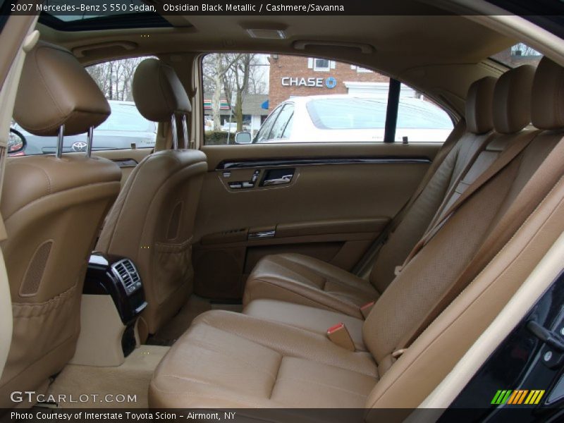  2007 S 550 Sedan Cashmere/Savanna Interior