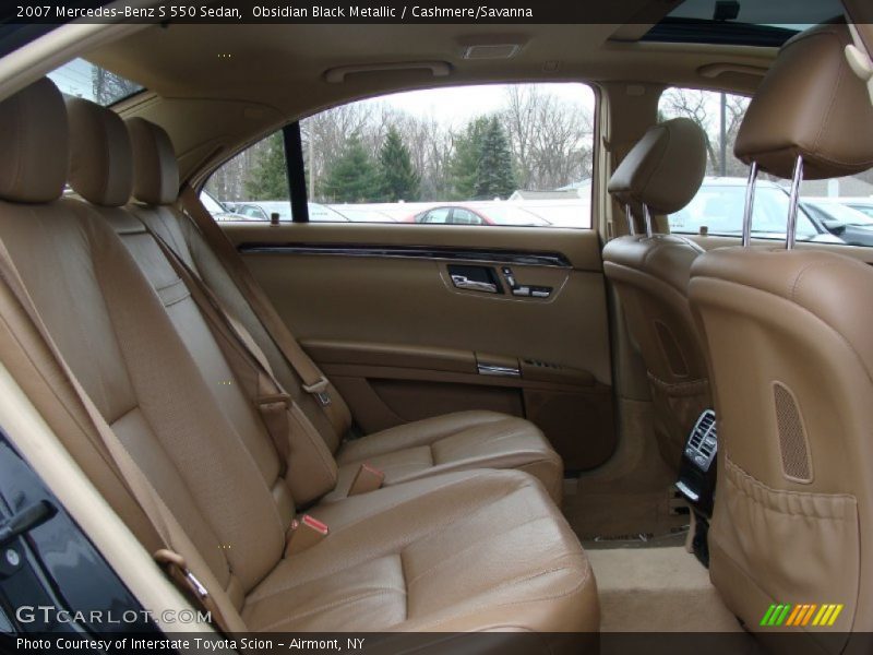  2007 S 550 Sedan Cashmere/Savanna Interior