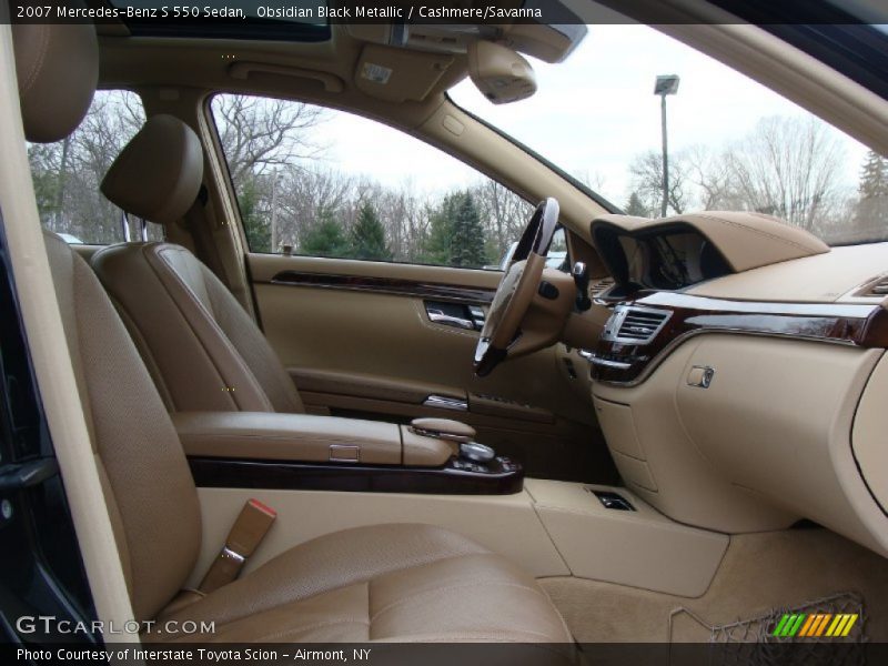  2007 S 550 Sedan Cashmere/Savanna Interior