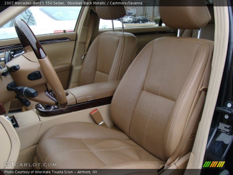  2007 S 550 Sedan Cashmere/Savanna Interior