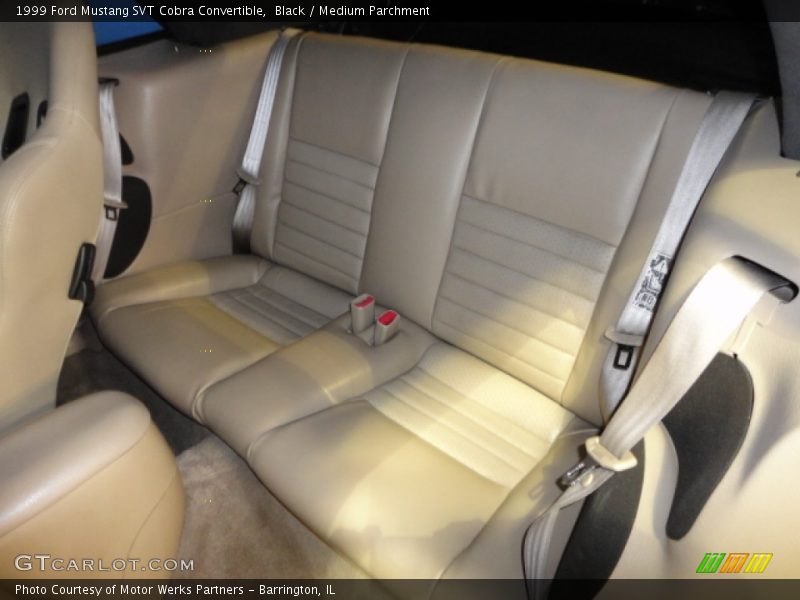 Rear Seat of 1999 Mustang SVT Cobra Convertible