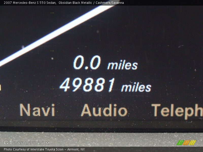 Obsidian Black Metallic / Cashmere/Savanna 2007 Mercedes-Benz S 550 Sedan