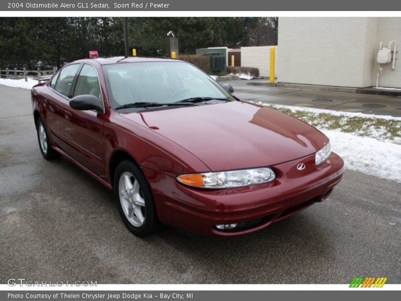 Sport Red / Pewter 2004 Oldsmobile Alero GL1 Sedan