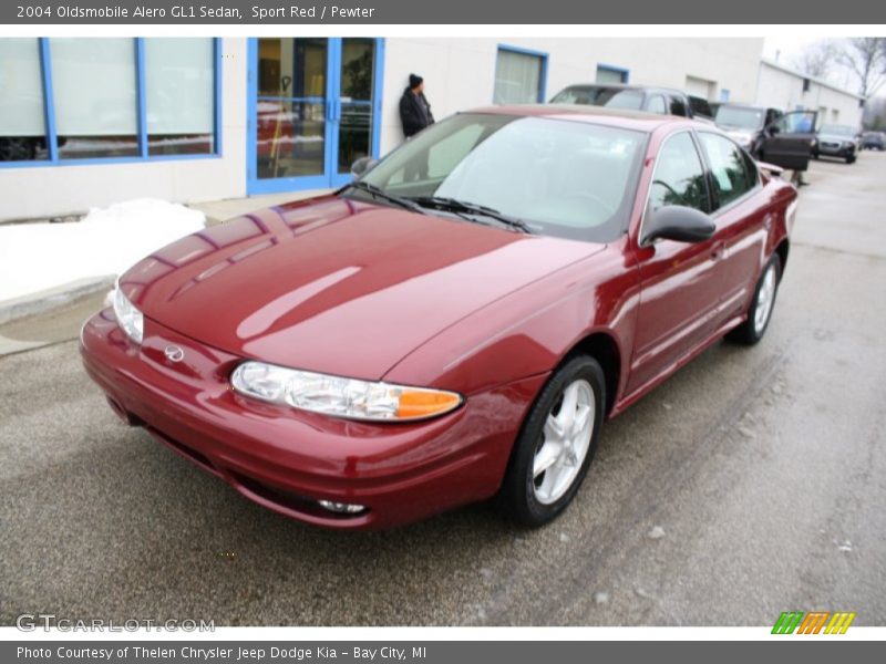 Sport Red / Pewter 2004 Oldsmobile Alero GL1 Sedan