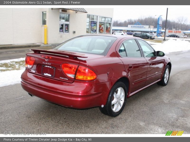 Sport Red / Pewter 2004 Oldsmobile Alero GL1 Sedan
